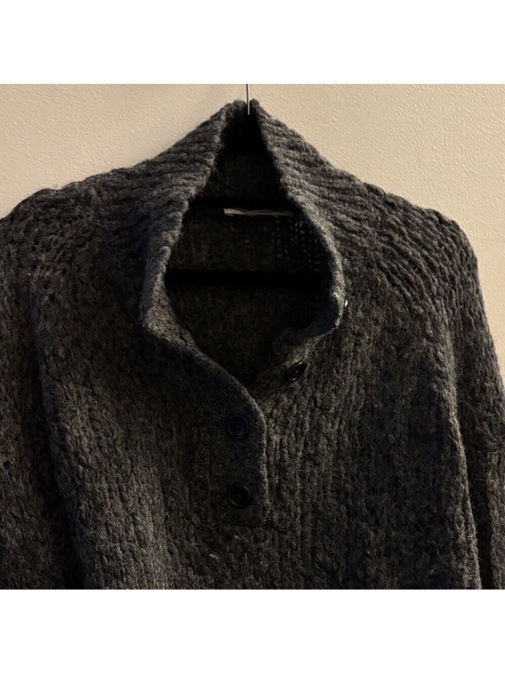 Everlane Charcoal Knit Pullover - Picture 3 of 6